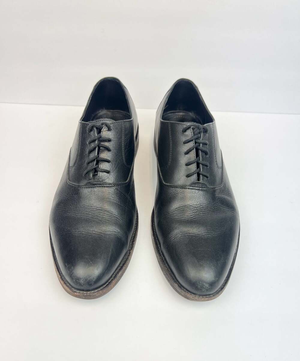 Nisolo Mens Everyday Oxford Dress Shoe Size 10.5 Black Leather